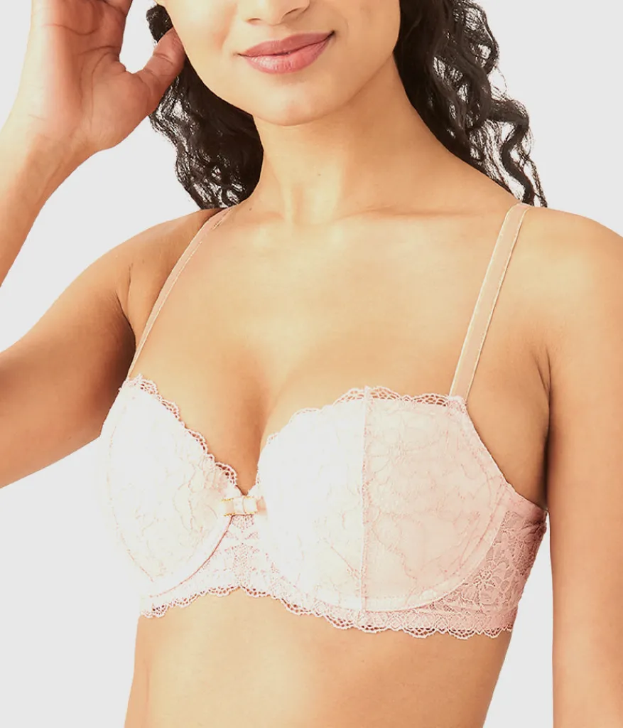 Wacoal Lace|Underwire * Lace Encounter Contour Bra Rose Smoke