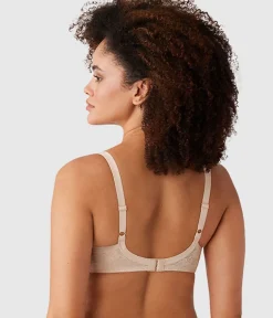 Wacoal Seamless|Lace * Lace Finesse T-Shirt Bra Sand