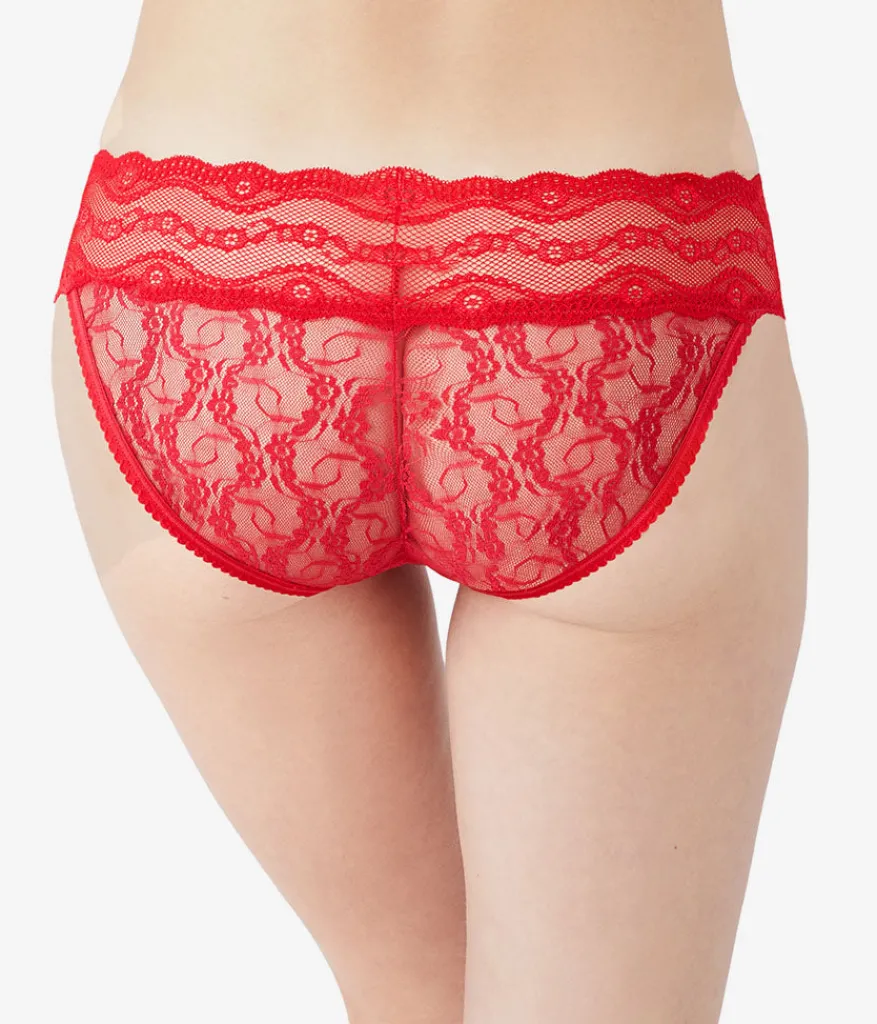 Wacoal Bikini * ace Ki Bikini Panty Pack White/Crimson Red/Night
