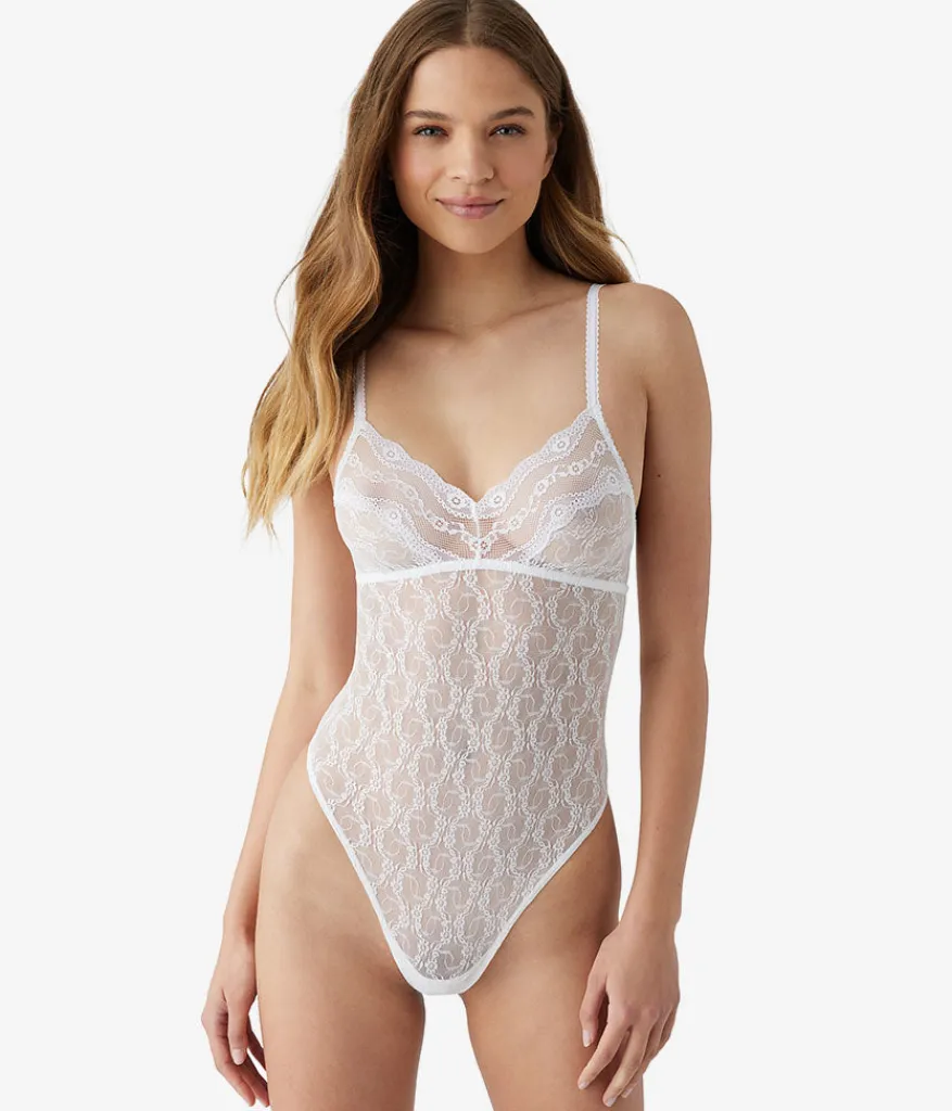 Wacoal Unlined * ace Ki Bodyuit White