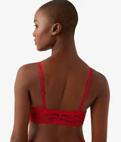 Wacoal Bralettes|Unlined * ace Ki Braette Crimson Red