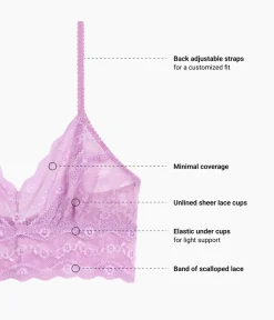 Wacoal Bralettes|Unlined * ace Ki Braette Smoky Grape