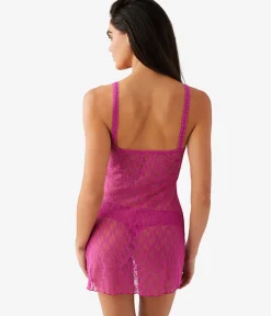 Wacoal Chemises & Bodysuits * ace Ki Cheie Fuchsia Red