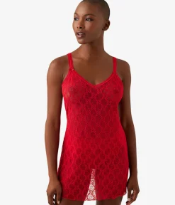Wacoal Chemises & Bodysuits * ace Ki Cheie Crimson Red