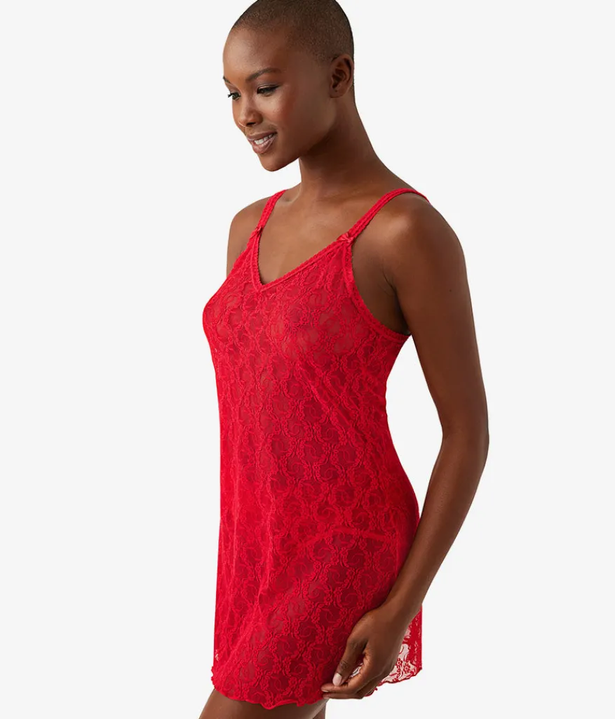 Wacoal Chemises & Bodysuits * ace Ki Cheie Crimson Red