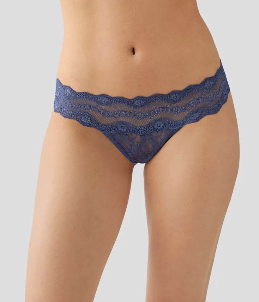 Wacoal Thong * ace Ki Thong Crown Blue