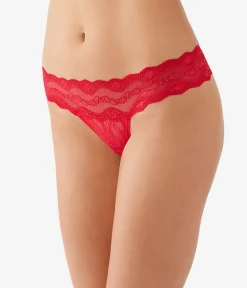 Wacoal Thong * ace Ki Thong Panty Pack White/Crimson Red/Night