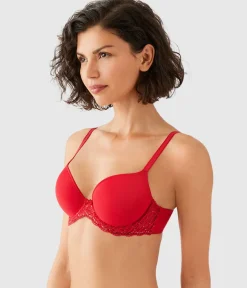 Wacoal Seamless|T-Shirt * La Femme Underwire T-Shirt Bra Equestrian Red