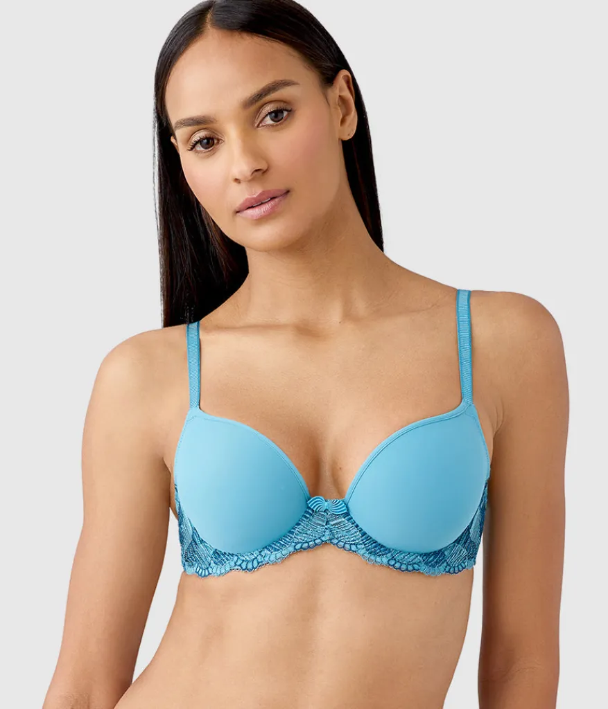 Wacoal Seamless|T-Shirt * La Femme Underwire T-Shirt Bra Adriatic Blue
