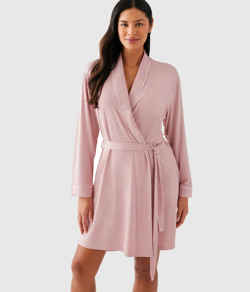 Wacoal Tops|Pajamas * eae to ounge Robe Blush Pink