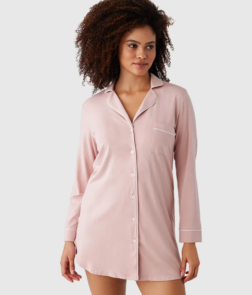 Wacoal Tops|Pajamas * eae to ounge eephirt Blush Pink