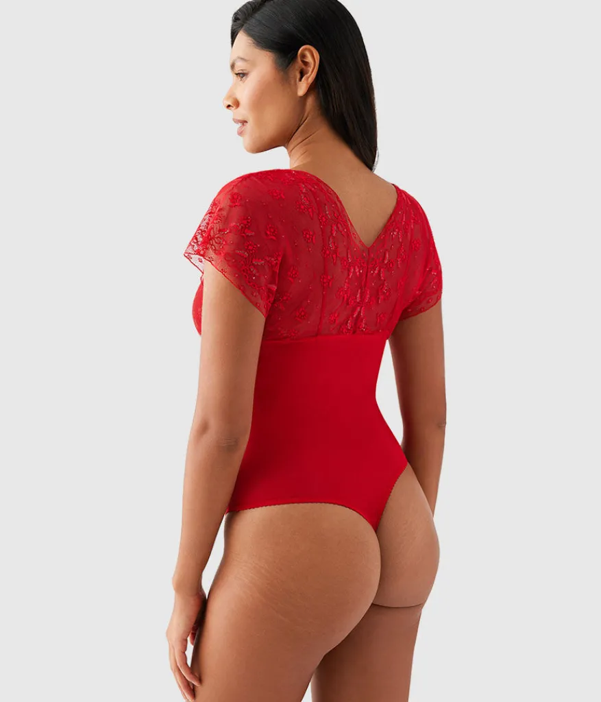 Wacoal Chemises & Bodysuits * ifted In uxury Bodyuit Equestrian Red