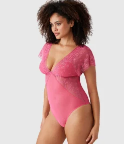 Wacoal Chemises & Bodysuits * ifted In uxury Bodyuit Hot Pink