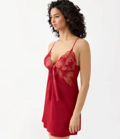 Wacoal Chemises & Bodysuits * idnight oiree Cheie Regina Red
