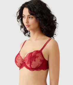Wacoal Unlined|Underwire * Midnight Soiree Underwire Bra Regina Red