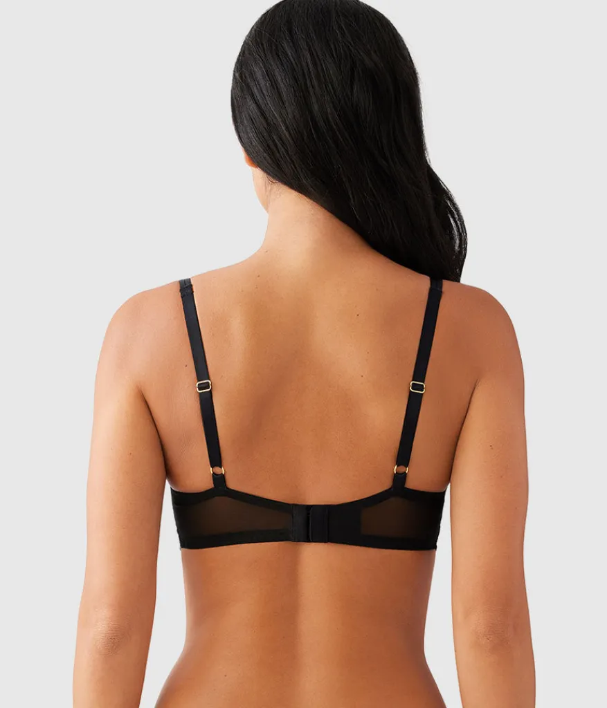 Wacoal Unlined|Underwire * Midnight Soiree Underwire Bra Caviar