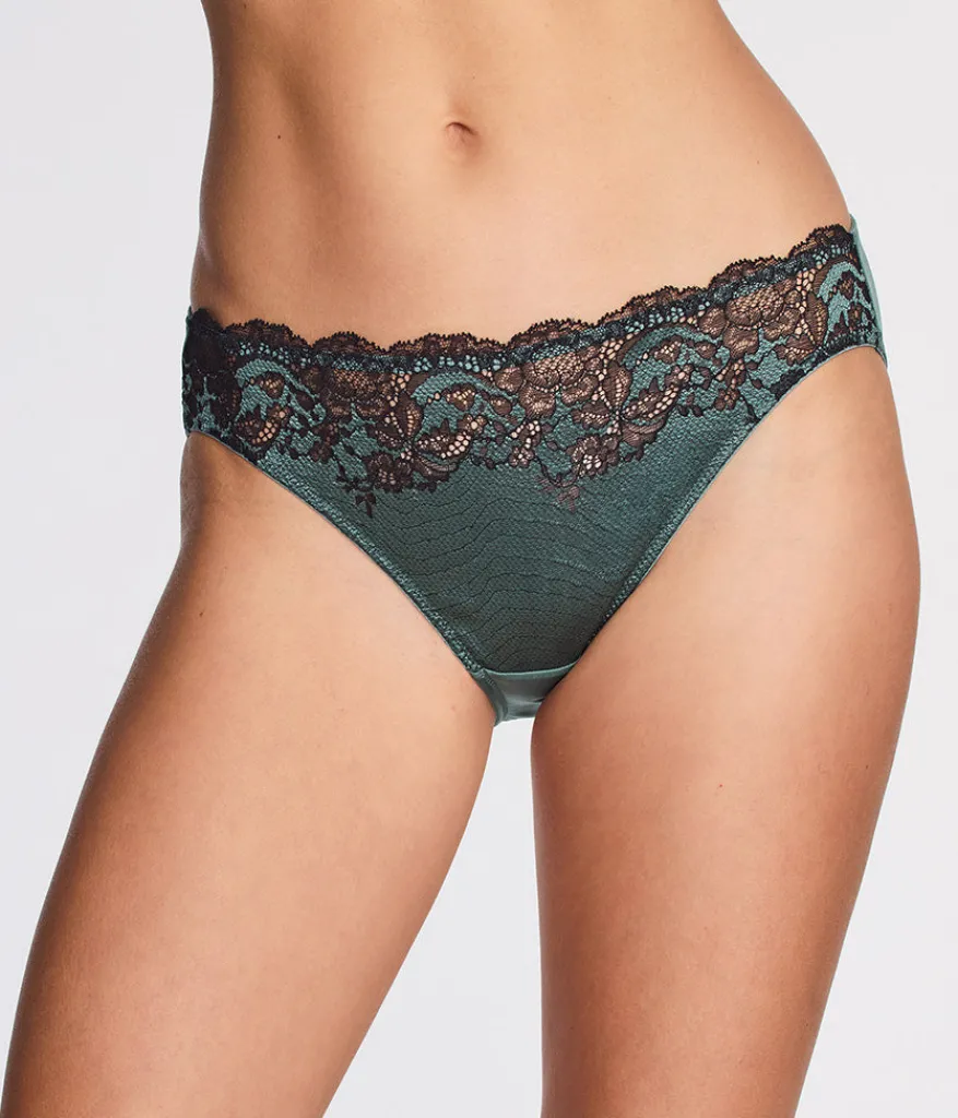 Wacoal Panties|Bikini * odern Affair Bikini Silver Pine/Black