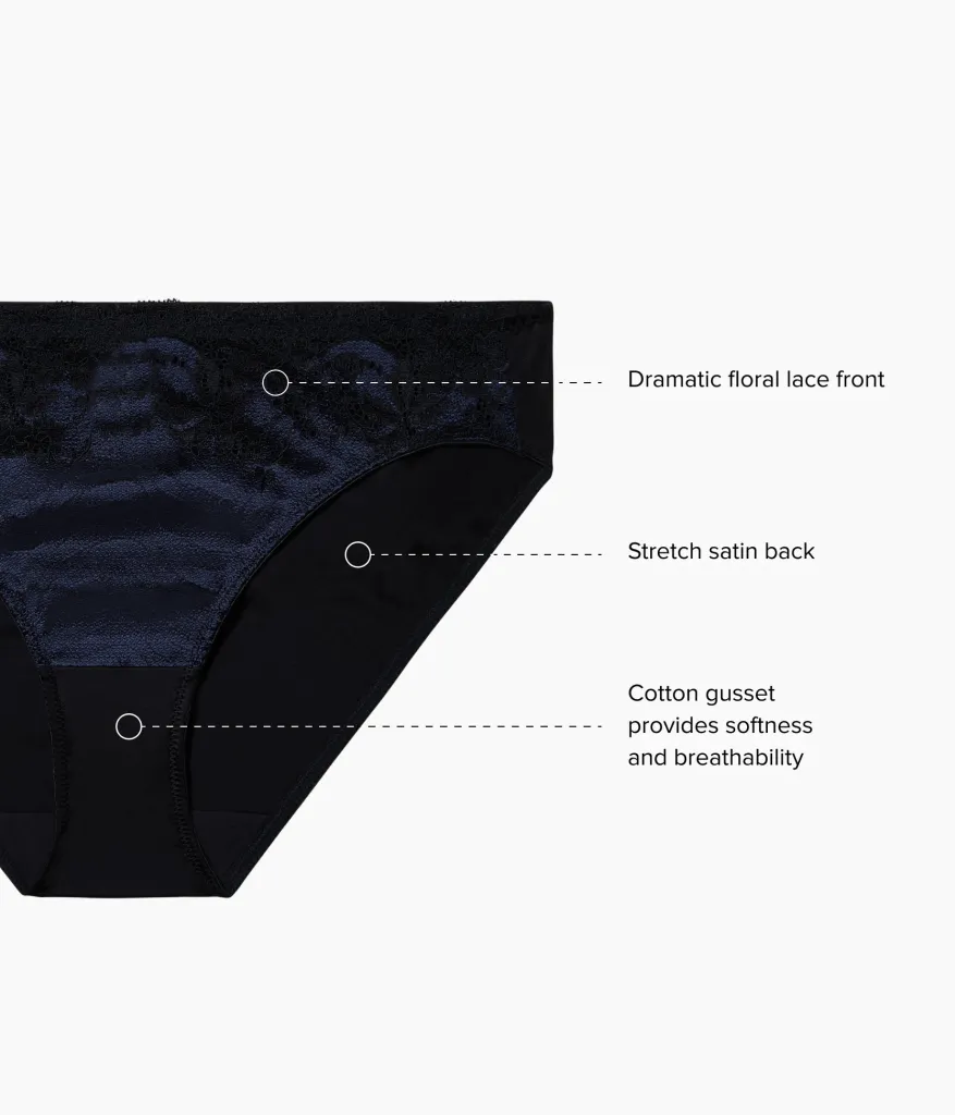 Wacoal Panties|Bikini * odern Affair Bikini Night Sky/Black