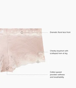 Wacoal Panties|Boyshort * odern Affair Boyhort Rose Dust/Angel Wing