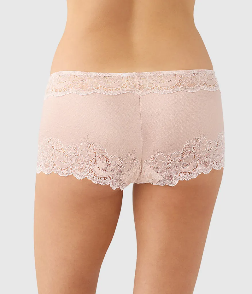 Wacoal Panties|Boyshort * odern Affair Boyhort Rose Dust/Angel Wing