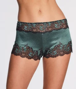 Wacoal Panties|Boyshort * odern Affair Boyhort Silver Pine/Black