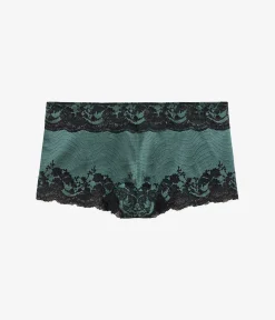 Wacoal Panties|Boyshort * odern Affair Boyhort Silver Pine/Black