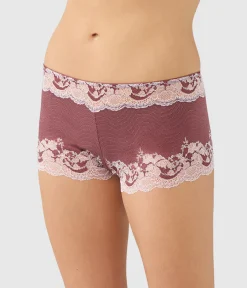 Wacoal Boyshort * odern Affair Boyhort Rose Brown/Cradle Pink