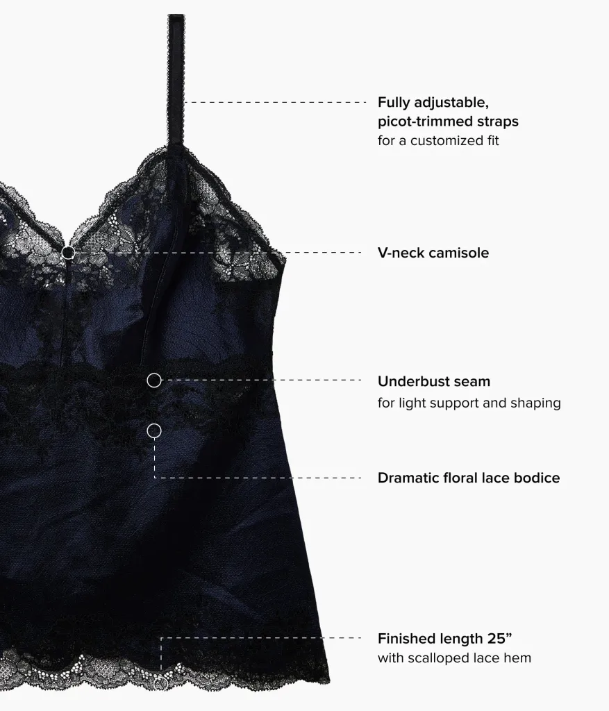 Wacoal Camis & Tanks * odern Affair Cai Night Sky/Black