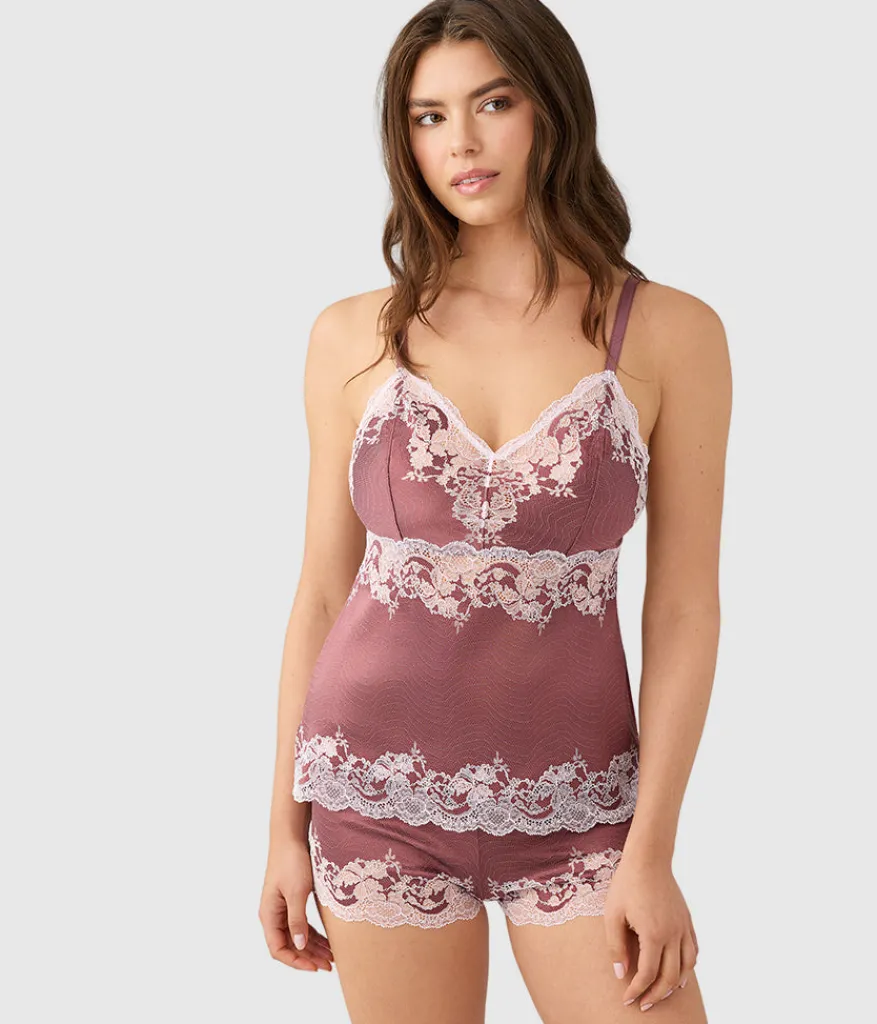 Wacoal Camis & Tanks * odern Affair Cai Rose Brown/Cradle Pink