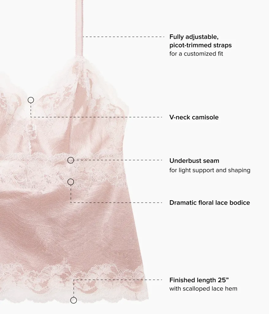 Wacoal Camis & Tanks * odern Affair Cai Rose Dust/Angel Wing