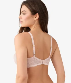 Wacoal Unlined|Lace * Modern Affair Plunge Underwire Bra Rose Dust/Angel Wing