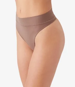 Wacoal Thong * Neary Nothing™ Hi-Wait Thong Peppercorn