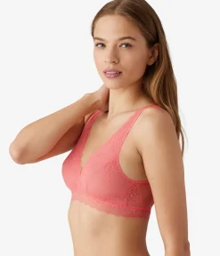 Wacoal Unlined|Lace * No tring Attached Braette Tea Rose
