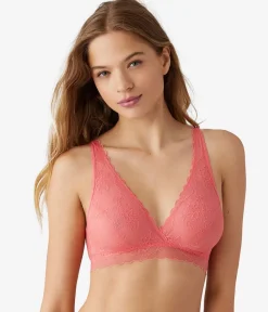 Wacoal Unlined|Lace * No tring Attached Braette Tea Rose