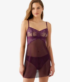 Wacoal Chemises & Bodysuits * Opening Act Cheie Potent Purple