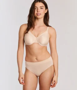 Wacoal Full Figure|Seamless * Perfect Primer Full Figure Underwire Bra Sand