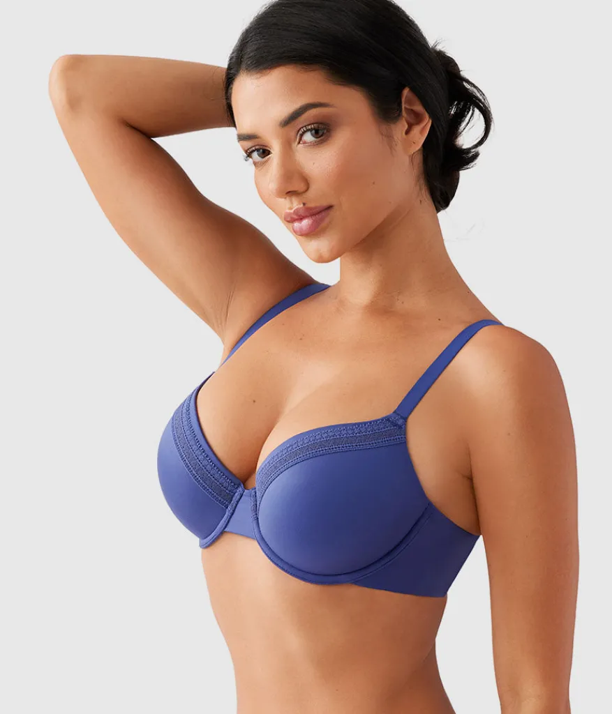 Wacoal Seamless|Underwire * Perfect Primer Underwire T-Shirt Bra Skipper Blue