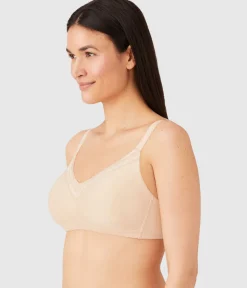 Wacoal Unlined|Seamless * Perfect Primer Wire Free Bra Sand