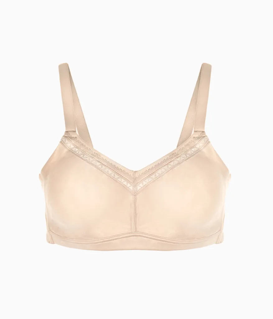 Wacoal Unlined|Seamless * Perfect Primer Wire Free Bra Sand