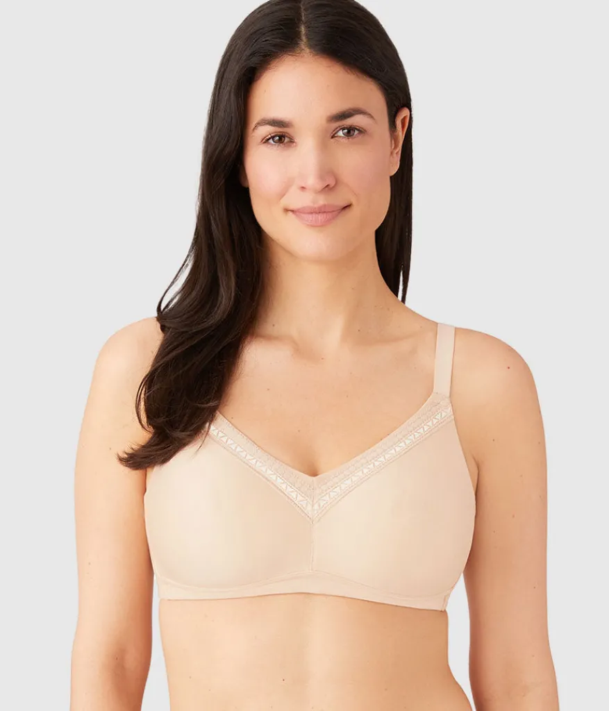 Wacoal Unlined|Seamless * Perfect Primer Wire Free Bra Sand