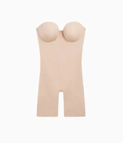 Wacoal Body Briefers|Strapless * Red Carpet™ All In One Thigh Shaper Sand