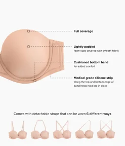 Wacoal Full Figure|Strapless * Red Carpet™ Strapless Underwire Bra Roebuck