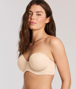 Wacoal Full Figure|Strapless * Red Carpet™ Strapless Underwire Bra Sand