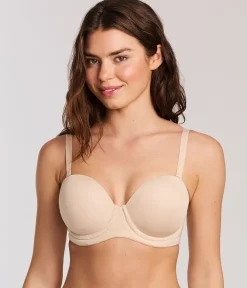Wacoal Full Figure|Strapless * Red Carpet™ Strapless Underwire Bra Sand