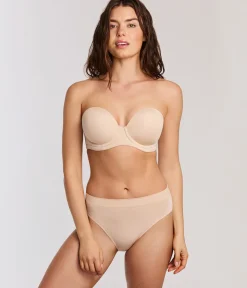 Wacoal Full Figure|Strapless * Red Carpet™ Strapless Underwire Bra Sand