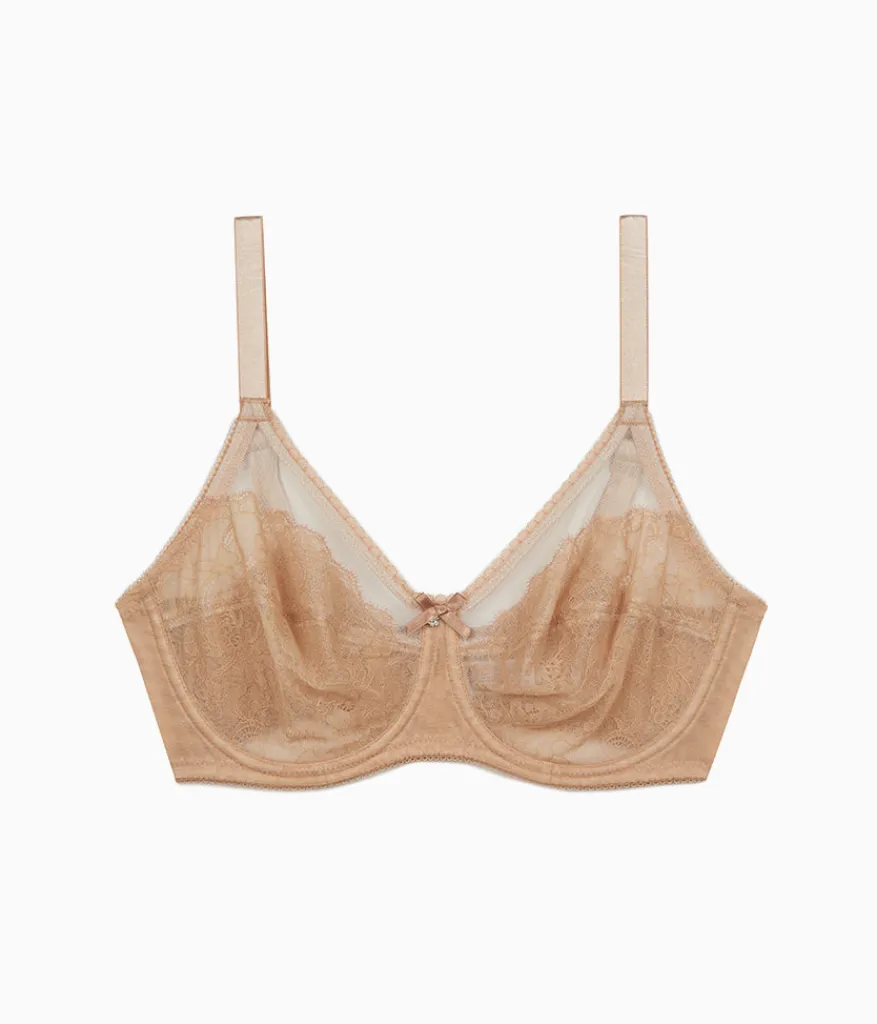 Wacoal Full Figure|Unlined * Retro Chic Full Figure Underwire Bra Toast