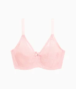 Wacoal Lace|Underwire * Retro Chic Full Figure Underwire Bra Apricot Blush
