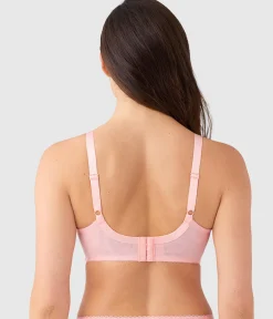 Wacoal Lace|Underwire * Retro Chic Full Figure Underwire Bra Apricot Blush