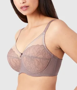 Wacoal Full Figure|Unlined * Retro Chic Full Figure Underwire Bra Cappuccino