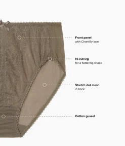 Wacoal Panties|Hi-Cut * Retro Chic Hi-Cut Bungee Cord